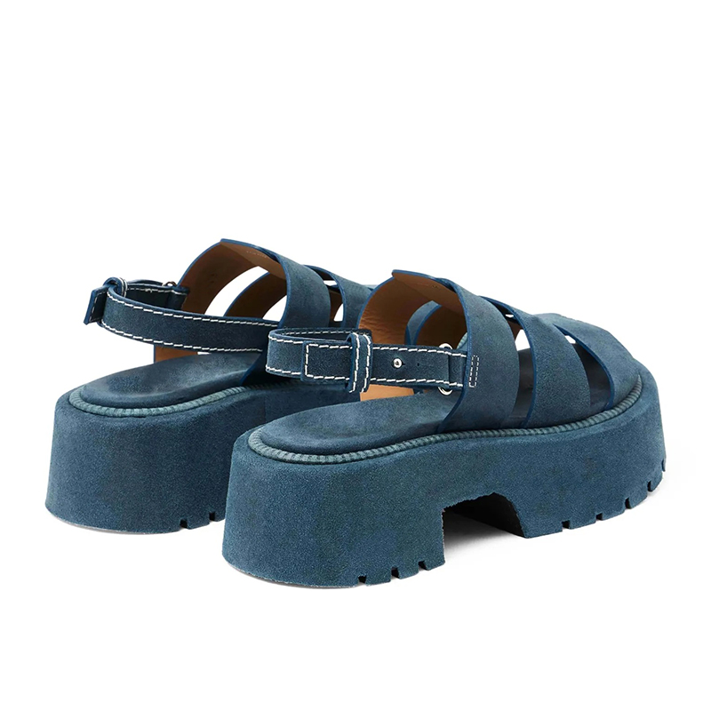 Chic Comfort Wedge Heel Closed-Toe Sandals