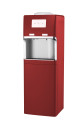 Refrigerador de água de refrigeração com compressor com gabinete de armazenamento