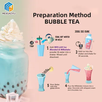 Moxiaoyu: Customizable Fruit Flavor Crystal Konjac Jelly and Bubble Tea Boba Ingredients