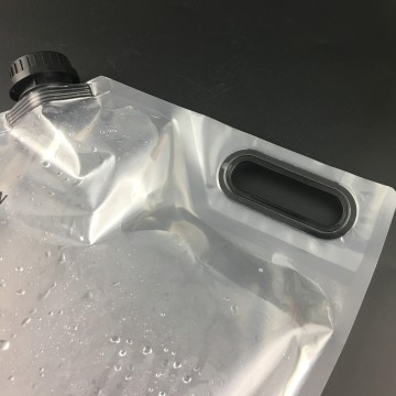 Transparent 1 gallon portable water plastic container