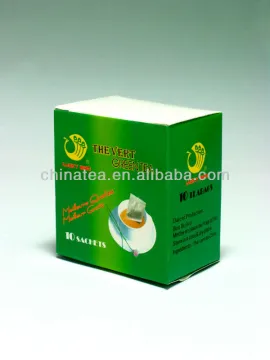 Lemon green tea bag
