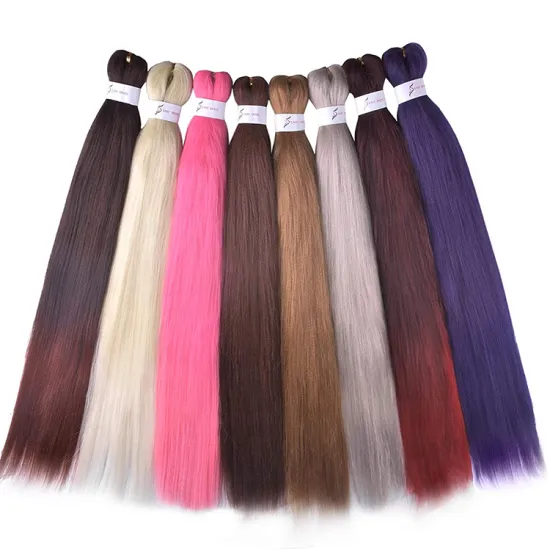 Selling fiber Easy Braids hair professional hair synthetic bundle pack wholesale expression pre stretched braiding hair ez braid