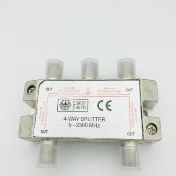 4x1 DiSEqC Switch 3-Way Satellite CATV Optical Splitter 5-2300MHz