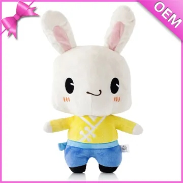 Long ear plush stuffed rabbit toy,plush toy custom design plush toy