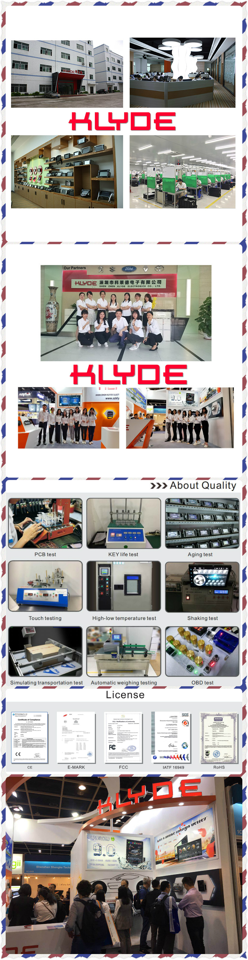 klyde factory/KLYDE Android car autoradio/car navigation