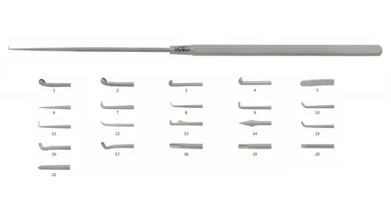 Ear Micro Cerumen Hook Otoscopy Instruments
