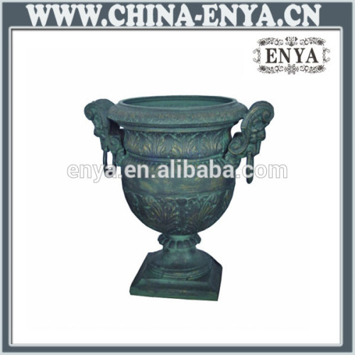 High quality factory price cast iron planter urn garden decoration cast iron