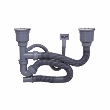 Plastic kitchen sink basin drainer waste sewer