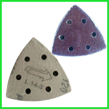 80*80*80mm P240 delt a velcro hand sanding tools