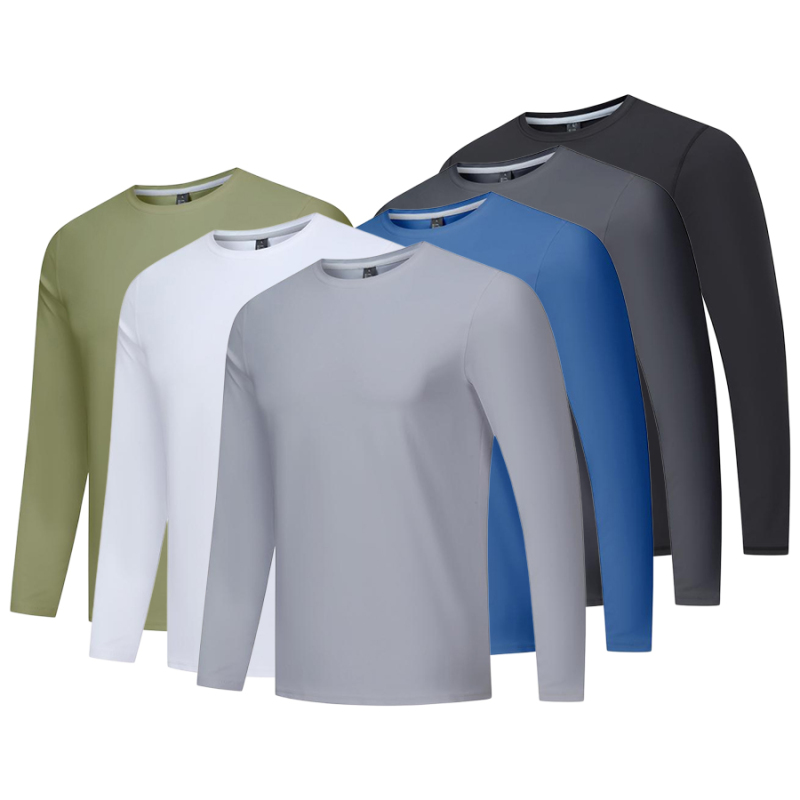 Quick Dry Breathable Running Sport Gym Long Tops