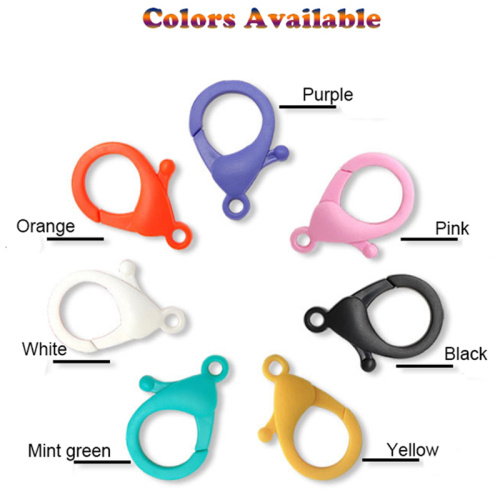 Colorful Snap Hook Lobster Clasp Plastic Colorful Lobster Claw Swivel Hook Manufactory