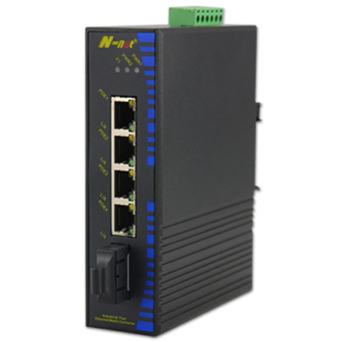 5 ports fast Ethernet fiber switch