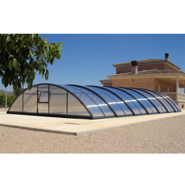 Swimming Polycarbonate Retractable Pool Roof
