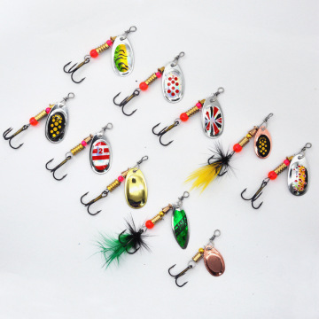 Wholesale Luia Composite Glitter Lures - 10 Pcs Spinning Bionic Bait