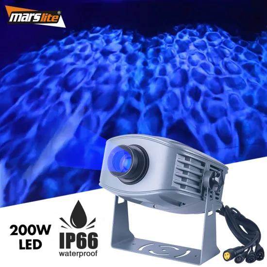 New product  Waterproof Outdoor IP66 200w water wave projector light for outdoor stage effect