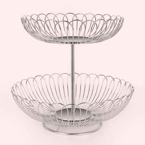 Stainless steel fruit basket wire fruit stand basket