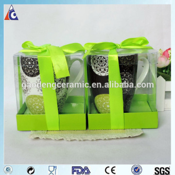 promotion gift ceramic mug with box