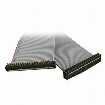 Flat Connector with 2.54mm IDC x DIP Cable, Suitable for Electronics Industry, SGS-/CE-approved