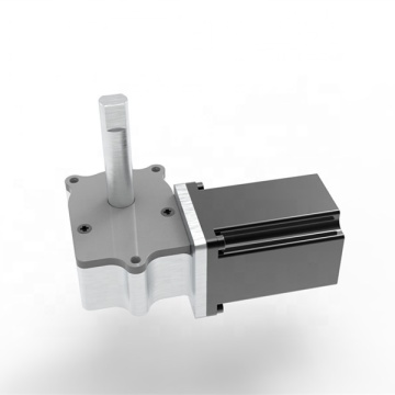 57mm Geared NEMA 23 Closed Loop Motor with Worm Gear Gearbox 1:20,50,80