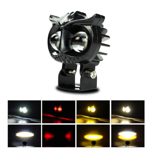 Liu HJG IP67 OEM ODM motorbike led spotlights Front Owl Led Motorcycle Fog Light for Cars Motorbike Off-road Truck