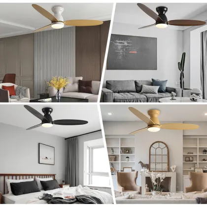 Top Selling Modern LED Ceiling Fan with Remote Control and Light