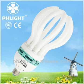 Promotion!2013 New Product 17mm 125W 5U Lotus Energy Saving Light Bulb Made In China