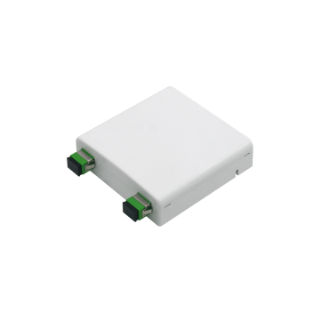 Heißverkauf Indoor Ftth 86 Panel Box 2 Kernanschluss SC/APC Face Plate 2 Ports Mini ODF Zöhne