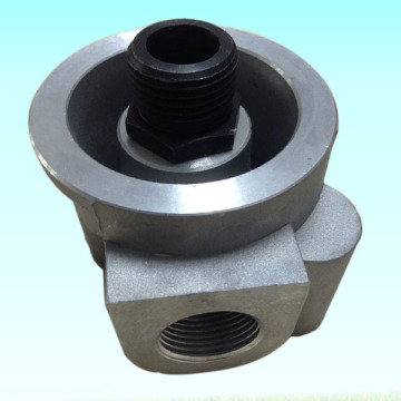 hot sales compressor oil base/oil filter seat for spare parts for air compressor oil seat