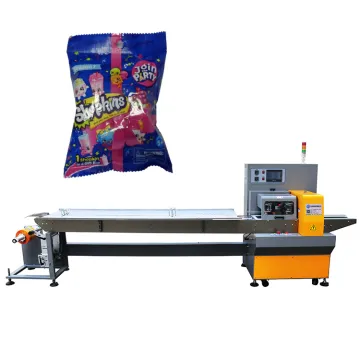 horizontal pizza mooncake vegetable pillow flow pack machine