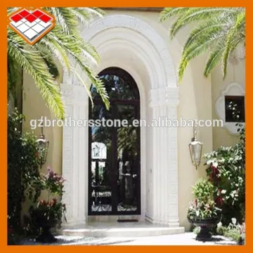 Exterior stone marble door frame design