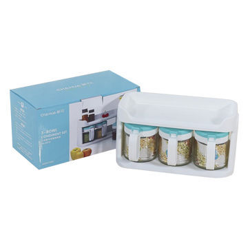 3-bowl Condiment Set, Various Sizes Available
