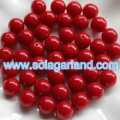 8/10/12/14/16/18/20 MM Acryl opake Farbe lose runde Perlen Charms