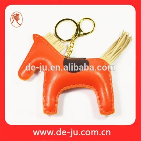 High Quality Orange Horse Design Key Chain Manufacturers
