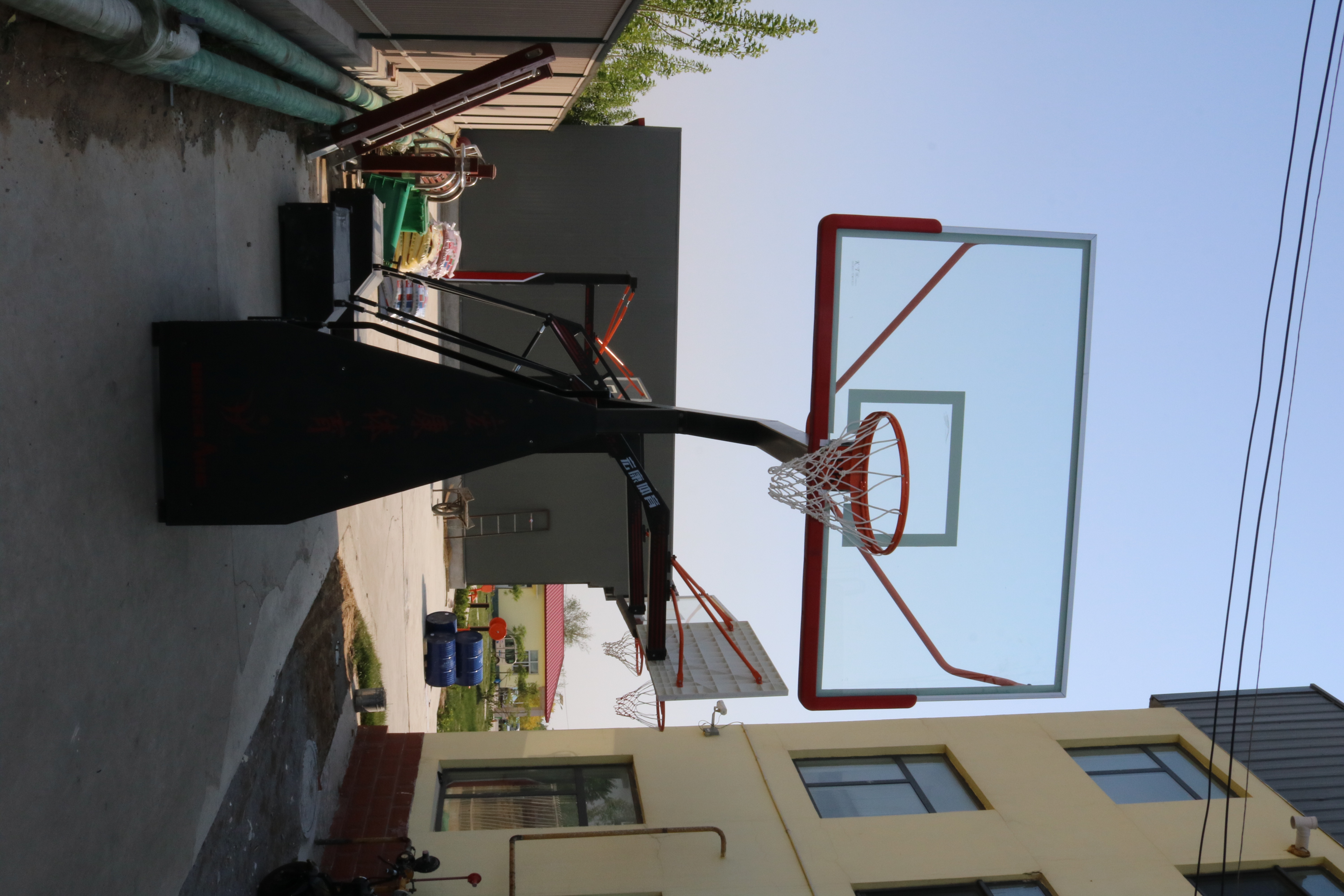 Adjustable Outdoor Basketball Goal System