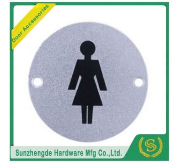 BTB SSP-002SS Stainless Steel Toilet Sign Plate