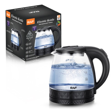 Stainless Steel Transparent Glass Premium Brand Kettle - 1.2L RAF Cross-border Appliance