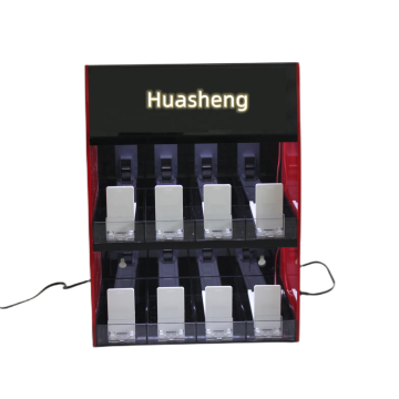 Wall-Mounted Overhead Cigarette Rack Dispenser for Supermarkets