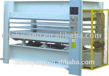 Hot press woodworking machine