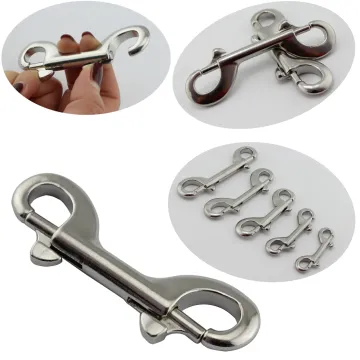 Metal Snap Hooks High Polished Double End Bolt Snap Hooks Spring Hooks for dog
