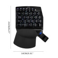 Single Hand Gaming Keyboard Automatic Pressure Rocker Left-Handed Keyboard For Game Supplier