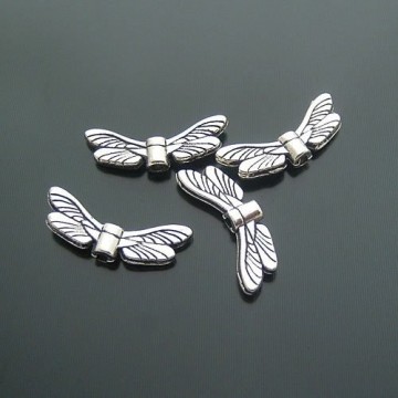wholesale alloy butterfly spacer beads 20x5mm for jewerly findings
