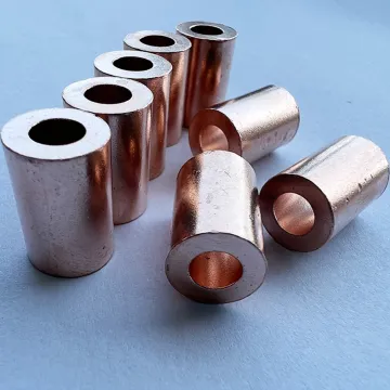 3/8\" Wire Rope Stop Loop Sleeves and Crimps for Cable Ends: Copper Ferrules