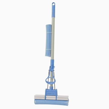 120 cm Doppelwalze absorbierende Schwamm PVA -Mopp mit Teleskopgriff - Reinigungswerkzeug für effiziente Bodenwartung
