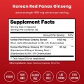 Men Libido Enhancement Korean Red Panax Ginseng Capsules