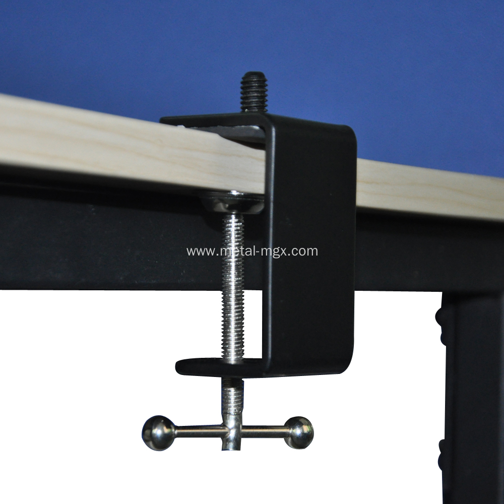 Black Powder Coating Steel Table Desk C-Clamp