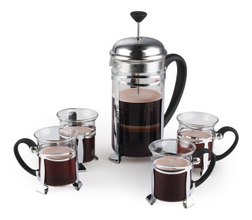 Stainless Steel Housing coffee press set and Espresso Coffee Maker Type coffee and tea maker
