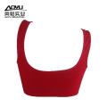 Fashion Red Seamless Women Plus Size Sports Bra