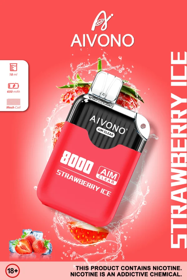 AIVONO AIM-CLEAR 8000 AIM AIM BARU Perangkat sekali pakai