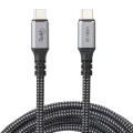 100W transmissie USB4.0 Nylon Braiding Data Cable