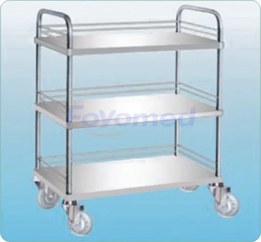 3-ply Stainless Steel Instrument Trolleys